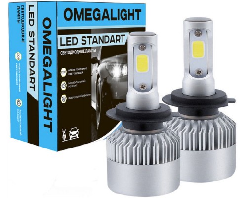 ЛАМПЫ СВЕТОДИОДИОДНЫЕ H11/H8/H9 3000K OMEGALIGHT STANDART                                           