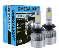 ЛАМПЫ СВЕТОДИОДИОДНЫЕ H27 3000K OMEGALIGHT STANDART                                                 