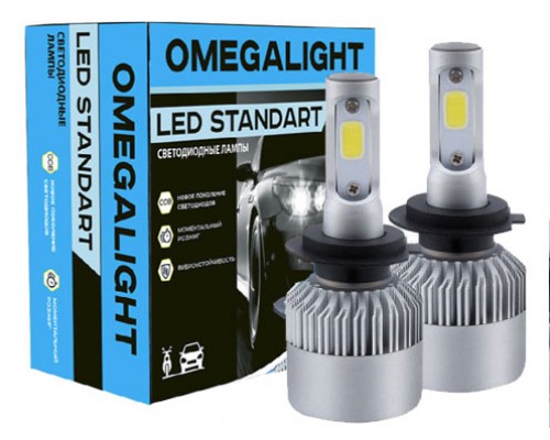 ЛАМПЫ СВЕТОДИОДИОДНЫЕ H27 3000K OMEGALIGHT STANDART                                                 