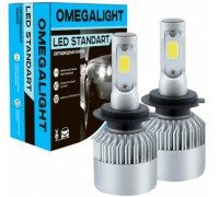 ЛАМПЫ СВЕТОДИОДИОДНЫЕ H27 6000K OMEGALIGHT ULTRA (880)                                              