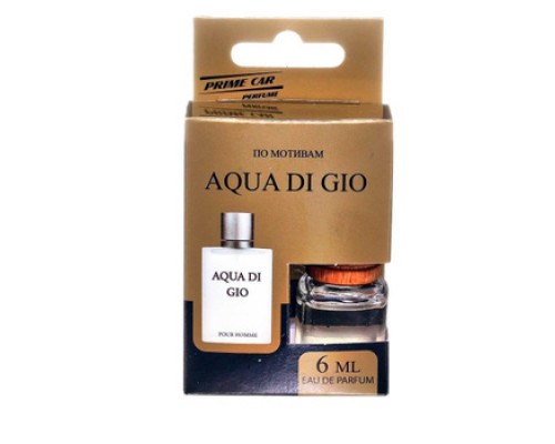 АРОМАТИЗАТОР НА ЗЕРКАЛО PRIME CAR PERFUME DI GIO PERFUME БУТЫЛОЧКА                                  