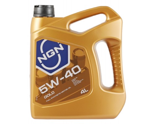 МАСЛО МОТОРНОЕ NGN 5W-40 SN/CF GOLD A-LINE 4Л.                                                      