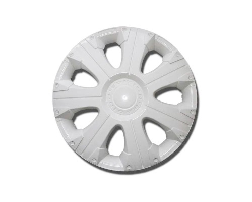 КОЛПАКИ КОЛЕСНЫЕ ДЕКОРАТИВНЫЕ R14 БЕЛЫЙ STAR РАСИНГ (4 ШТ.)                                       