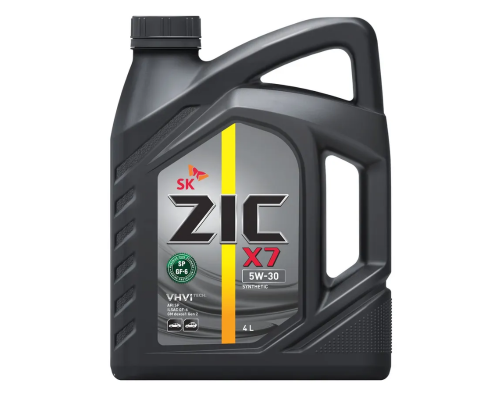 МАСЛО МОТОРНОЕ ZIC X7 5W-30 SQ GF-7 СИНТЕТИЧЕСКОЕ 4 Л                                               