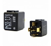 РЕЛЕ СТАРТЕРА ВАЗ 2108, ГАЗ-3110 (5-ТИ КОНТ.) 30А АВТОТРЕЙД (75.3777) (С КРОНШТЕЙНОМ)             