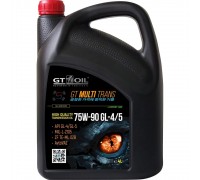 МАСЛО ТРАНСМИССИОННОЕ GT OIL MULTI TRANS 75W90 GL-4/5 (4 Л) СИНТ.                                 