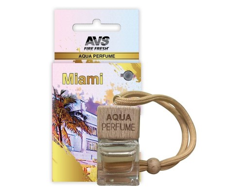 АРОМАТИЗАТОР ПОДВЕСНОЙ (TOBACCO VANILLA/ТАБАЧНАЯ ВАНИЛЬ) AVS AQUA PERFUME (AQP-05, USA/MIAMI)     