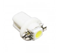ЛАМПА ПОДСВЕТКИ СВЕТОДИОДНАЯ T4W 12V SKYWAY (1 SMD ДИОДОВ, 1-КОНТАКТНАЯ, КОНУС, БЕЛАЯ)            