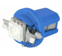ЛАМПА ПОДСВЕТКИ СВЕТОДИОДНАЯ T4W 12V SKYWAY (Т8,5, 1 SMD ДИОДОВ 1-КОНТАКТНАЯ КОНУС СИНЯЯ)         