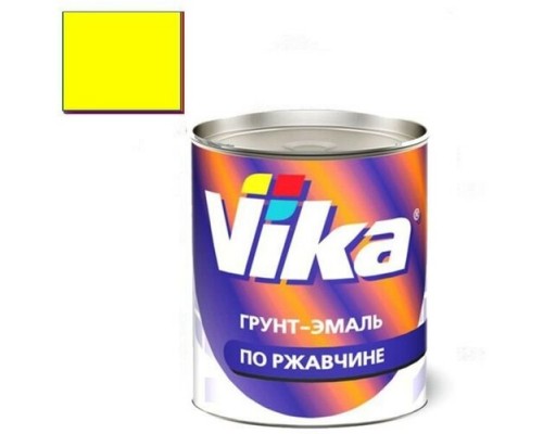 ГРУНТ-ЭМАЛЬ ПО РЖАВЧИНЕ ВИКА СИГНАЛЬНО ЖЕЛТЫЙ RAL1003 0.9КГ                                         