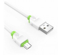 КАБЕЛЬ ДЛЯ ТЕЛЕФОНА LDNIO LS34 USB - LIGHTNING (2.4A, МЕДЬ, БЕЛЫЙ) 1М                             