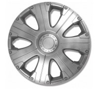 КОЛПАКИ КОЛЕСНЫЕ ДЕКОРАТИВНЫЕ R14 СЕРЕБРО STAR РАСИНГ (4 ШТ.)                                     