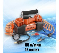 КОМПРЕССОР (65 Л/МИН) 10,5 АТМ АВТОDЕЛО (12 V, ДВУХПОРШНЕВОЙ)                                     