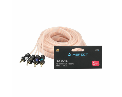 КАБЕЛЬ ЛИНЕЙНЫЙ ASPECT RCA-WL4.5 МЕДЬ                                                               