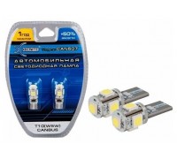 ЛАМПА ПОДСВЕТКИ СВЕТОДИОДНАЯ T10 12V XENITE (5 LED) (2 ШТ.)                                       