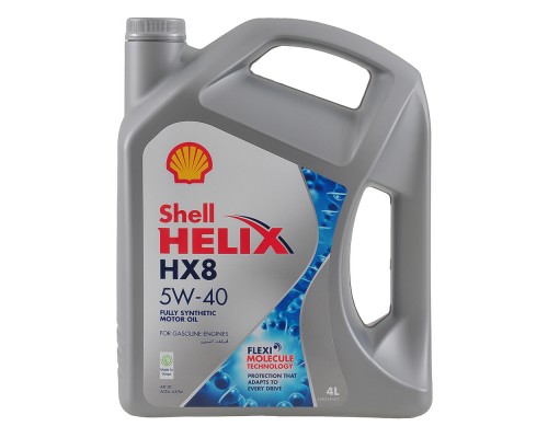 МАСЛО МОТОРНОЕ SHELL HELIX HX8 5W-40 SP A3/B3/B4 СИНТЕТИЧЕСКОЕ 4 Л                                  