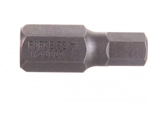 ВСТАВКА FORCE 1743007 ШЕСТИГР. 30ММ 7ММ                                                             