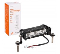 ФАРА СВЕТОДИОДНАЯ AIRLINE 108X30X47 ММ 4.5W 12/24V (3 LED, НАПРАВЛЕННЫЙ СВЕТ, БАЛКА ОДНОРЯДНАЯ)   