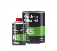 ГРУНТ К5 OPTIMA FILLER BLACK HS 750 МЛ С ОТВЕРДИТЕЛЕМ 150 МЛ                                      