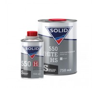 ГРУНТ SOLID 550 WHITE БЕЛЫЙ 750 МЛ С ОТВЕРДИТЕЛЕМ 150 МЛ                                            