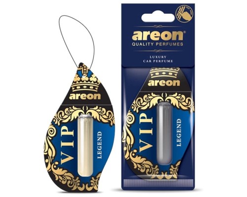 АРОМАТИЗАТОР ПОДВЕСНОЙ (ЖИДКИЙ LEGEND) (5 МЛ) AREON LIQUID VIP                                      