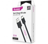 КАБЕЛЬ USB-TYPE-C OLMIO ЧЕРНЫЙ 2М                                                                   