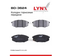 КОЛОДКИ ПЕРЕД. BD-3624 KIA SOUL                                                                     