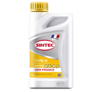 АНТИФРИЗ SINTEC OEM FRANCE TYPE-D ЖЕЛТЫЙ -40 1KG                                                    