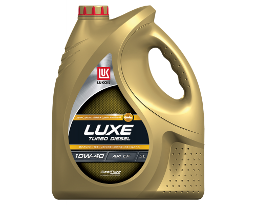 МАСЛО МОТОРНОЕ LUKOIL ЛЮКС ТУРБО ДИЗЕЛЬ 10W-40 CF ПОЛУСИНТЕТИЧЕСКОЕ 5 Л                             