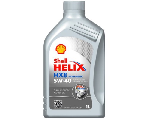 МАСЛО МОТОРНОЕ SHELL HELIX HX8 5W-40 SP A3/B4 СИНТЕТИЧЕСКОЕ 1 Л                                     