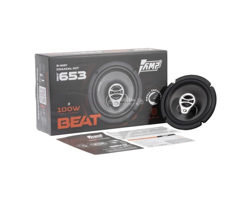 КОЛОНКИ AMP BEAT 653 100W/50W                                                                     