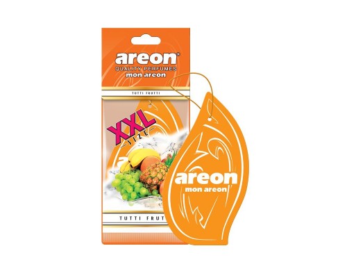 АРОМАТИЗАТОР ПОДВЕСНОЙ (TUTTI-FRUT/ТУТТИ-ФРУТТИ) AREON MON AREON XXL (КАРТОН)                     