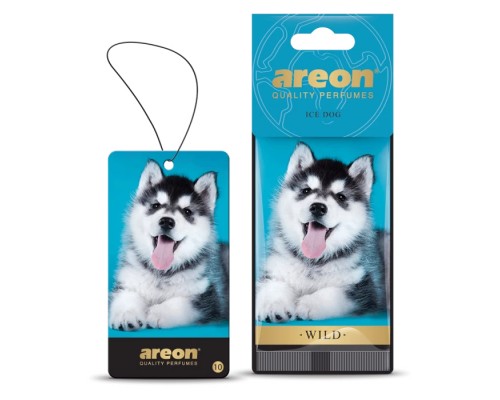 АРОМАТИЗАТОР НА ЗЕРКАЛО AREON WILD ICE DOG                                                          