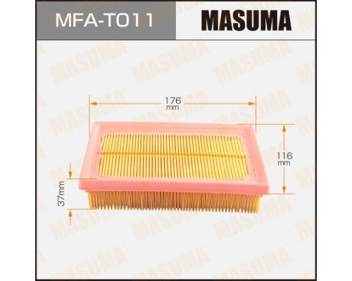 ФИЛЬТР ВОЗДУШНЫЙ MFA-T011 TOYOTA COROLLA AXIO/ FIELDER 2ZR-FXE                                      