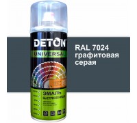 КРАСКА DETON СЕРЫЙ ГРАФИТ RAL7024 520МЛ (АЭР.)                                                      