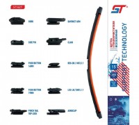 ЩЕТКА СТЕКЛООЧИСТИТЕЛЯ БЕСКАРКАСНАЯ (500 ММ) ST (10 АДАПТЕРОВ)                                    