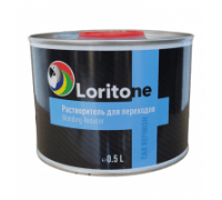 РАСТВОРИТЕЛЬ ДЛЯ ПЕРЕХОДОВ LORITONE 0.5 Л                                                           