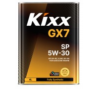 МАСЛО МОТОРНОЕ KIXX GX7 5W-30 SP GF-6A СИНТЕТИЧЕСКОЕ 4 Л                                            