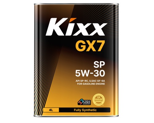 МАСЛО МОТОРНОЕ KIXX GX7 5W-30 SP GF-6A СИНТЕТИЧЕСКОЕ 4 Л                                            