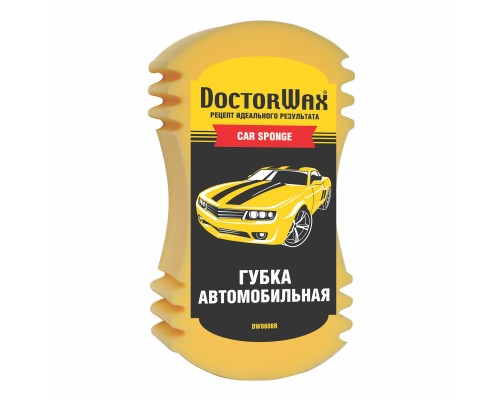 ГУБКА АВТОМОБИЛЬНАЯ DOCTOR WAX (245Х135Х73 ММ)                                                    