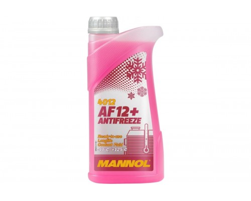 АНТИФРИЗ MANNOL LONGLIFE AF12+ -40 С КРАСНЫЙ 1 КГ                                                   