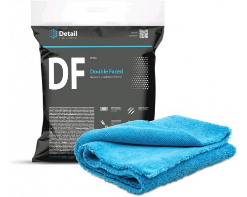 САЛФЕТКА DETAIL МИКРОФИБРА DF DOUBLE FACED 40Х40 СМ 2-Х СТОРОННЯЯ УЛЬТРАЗВУК                        