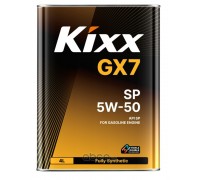МАСЛО МОТОРНОЕ KIXX GX7 5W-50 SP СИНТЕТИЧЕСКОЕ 4 Л                                                  