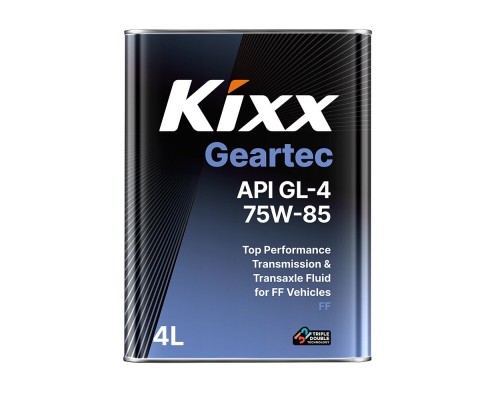 МАСЛО ТРАНСМИССИОННОЕ KIXX GEARTEC FF 75W-85 GL-4 ПОЛУСИНТЕТИЧЕСКОЕ 4 Л                             