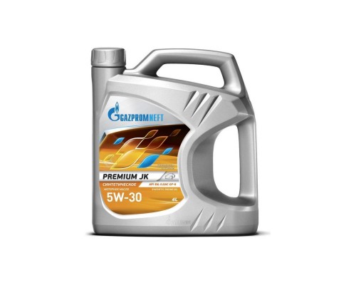 МАСЛО МОТОРНОЕ GAZPROMNEFT PREMIUM JK 5W-30 SP GF-6A СИНТЕТИЧЕСКОЕ 4 Л                              