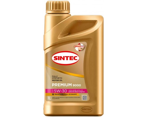 МАСЛО МОТОРНОЕ SINTEC ПРЕМИУМ 9000 5W/30 A5/B5 (СИНТ. 1Л)                                         