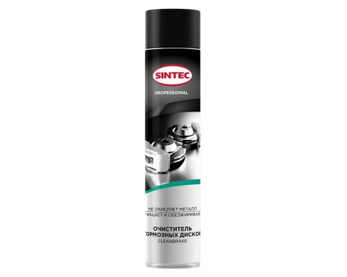 ОЧИСТИТЕЛЬ ТОРМОЗНЫХ ДИСКОВ SINTEC CLEANBRAKE (1 Л) (АЭРОЗОЛЬ)                                    