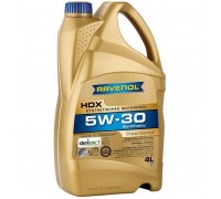 МАСЛО МОТОРНОЕ RAVENOL HDX 5W-30 SN PLUS/SP GF-7A СИНТЕТИЧЕСКОЕ 4 Л                                 
