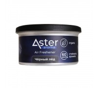 АРОМАТИЗАТОР НА ПАНЕЛЬ ASTER ОРГАНИК ЧЕРНЫЙ ЛЕД                                                     