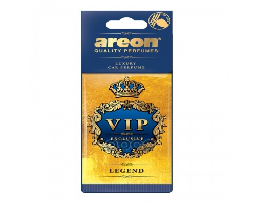 АРОМАТИЗАТОР ПОДВЕСНОЙ (LEGEND/ЛЕГЕНДА) AREON VIP (КАРТОН)                                        